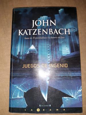 Libro: Juegos de ingenio. John Katzenbach.