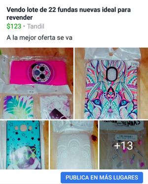 Lote de 22 Fundas nuevas de celular