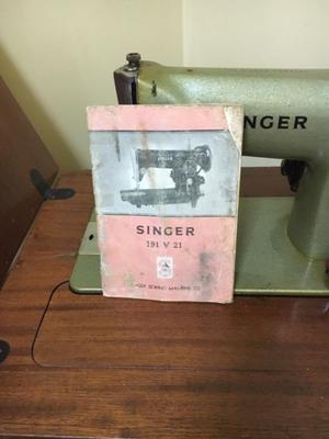 Máquina de coser antigua.