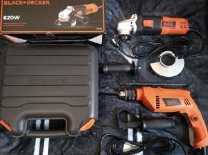 Taladro y Amoladora Black Decker