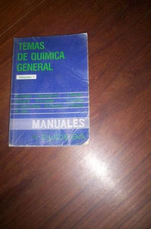 Temas De Quimica General Volumen I Serie 