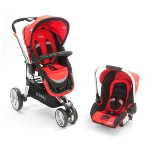 COCHE KIDDY COMPASS PLUS Rojo y negro Mas Huevito/butaca