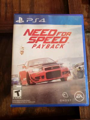 PS4 Need For Speed PAYBACK no permuto