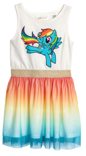 ♡VESTIDO MY LITTLE PONY HASBRO ORIGINAL MARCA H&M