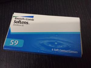 Lentes de Contacto Soflens, -2.75, caja por 6 unidades