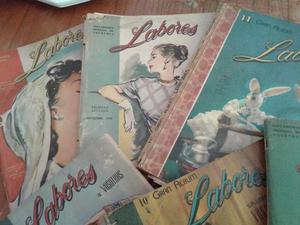 VENDO 6 REVISTAS “LABORES” DE LA DECADA DEL 40, CON SUS