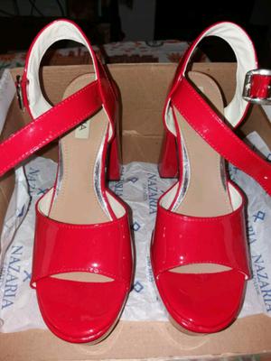 Zapato nazaria rojo