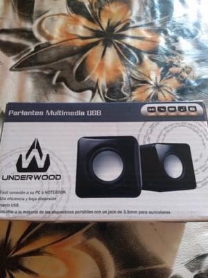 Parlantes usb marca Underwood