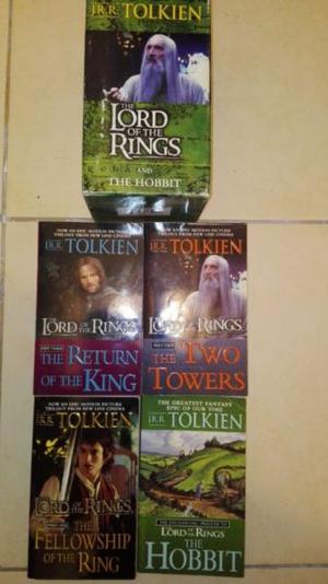 The Lord Of The Rings Libros Tolkien X4 en Caja en Ingles