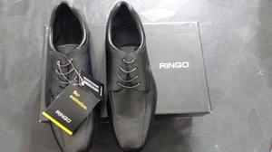 Zapatos cuero hombre Marca RINGO nuevos sin uso talle 41.