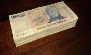 lote 95 billetes de $