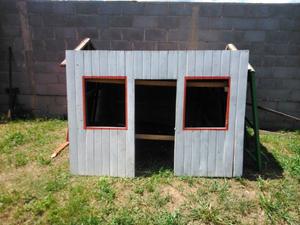 Casita de madera para niños