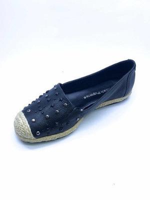 Chatita Mocasín Yute Y Tachas Hush Puppies