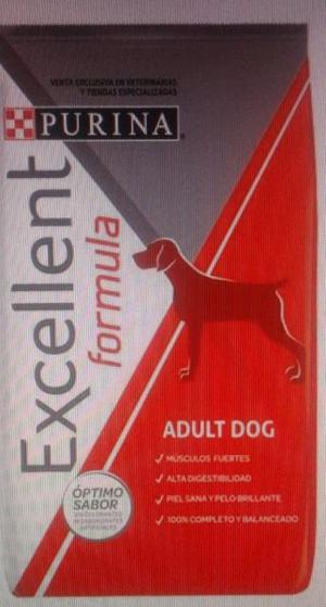 EXCELLENT FORMULA ADULTO X 15KG Y X20KG A CUADRAS DEL CPC DE