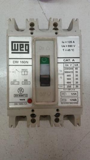 Interruptor Termomagnetico WEG 3x125 A