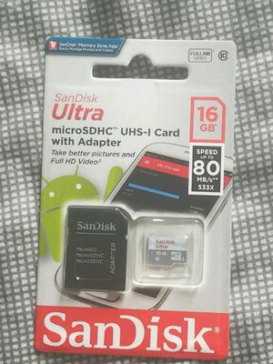 Memoria 16 Gb clase 10