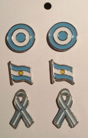 Pin metalico bandera Argentina, escarapela