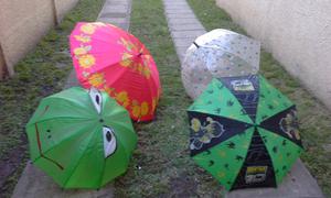 4 paraguas impecables