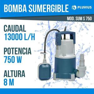 BOMBA SUMERGIBLE PARA AGUA SUCIA 750W 13000L/H MODELO SUM