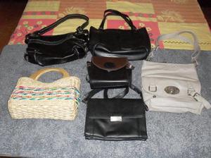 Lote de 6 carteras excelente estado !!!