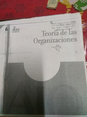 Teoría de la organizaciones