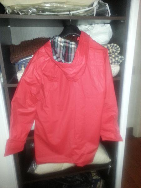 Campera Impermeable Forrada Rompeviento - Olivos