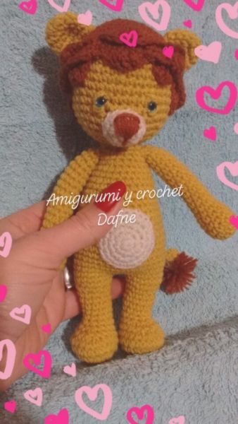 León Amigurumi crochet tejido souvenirs