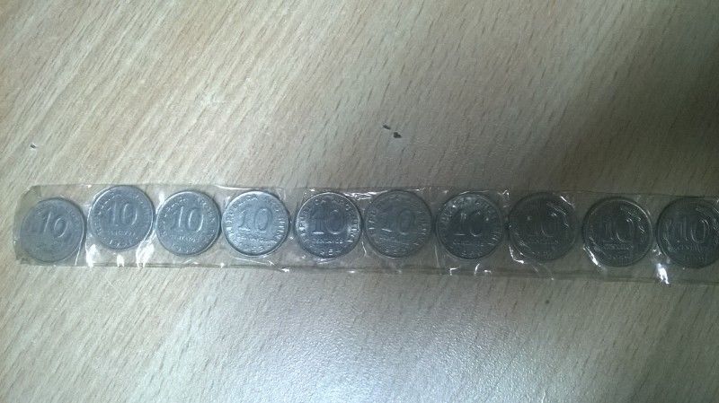 Monedas de 10 Ctvs
