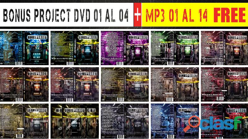 Bonus Project Dvd 01 AL 04 + ( Mp3 01 Al 15 Free ) Envió