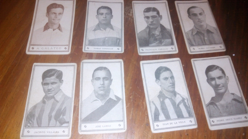 Figuritas de futbol antiguas