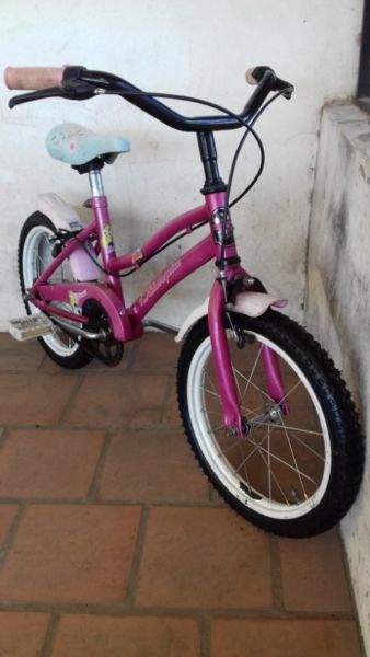bicicleta olimpia rodado 14 paseo rosa lista para usar y