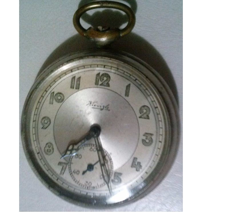 Antiguo reloj de bolsillo Kienzle con segundero