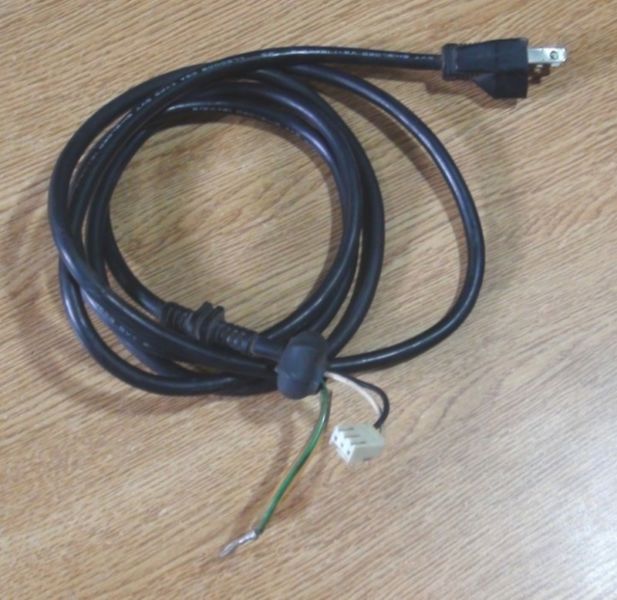 Cable Power Interno Monitor 2 Patas Chatas Rectas