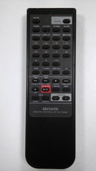 Control Remoto Aiwa Rc-tn 990