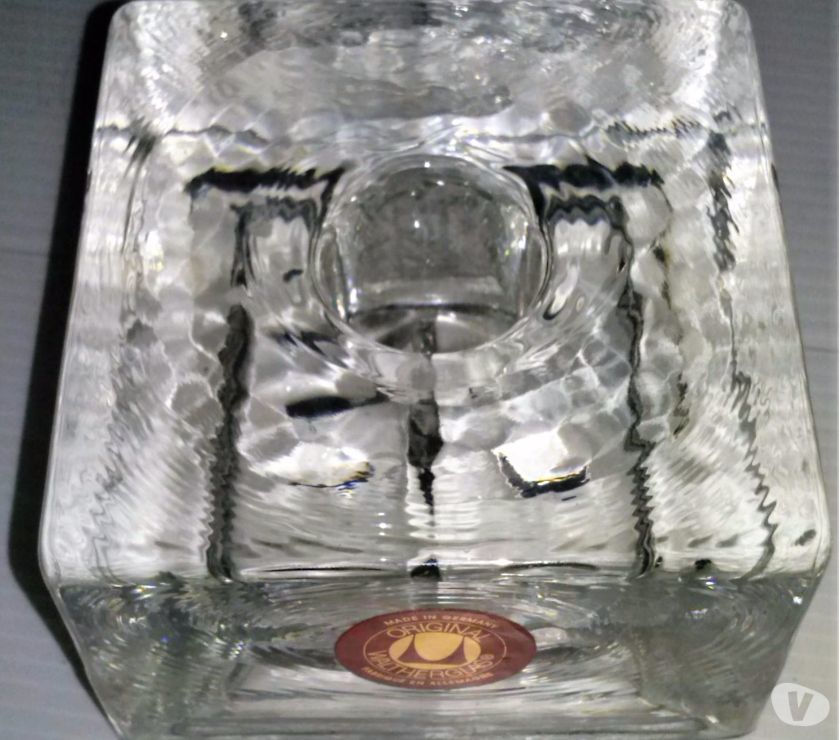 Cubo De Cristal Porta Vela, Walther glas importado