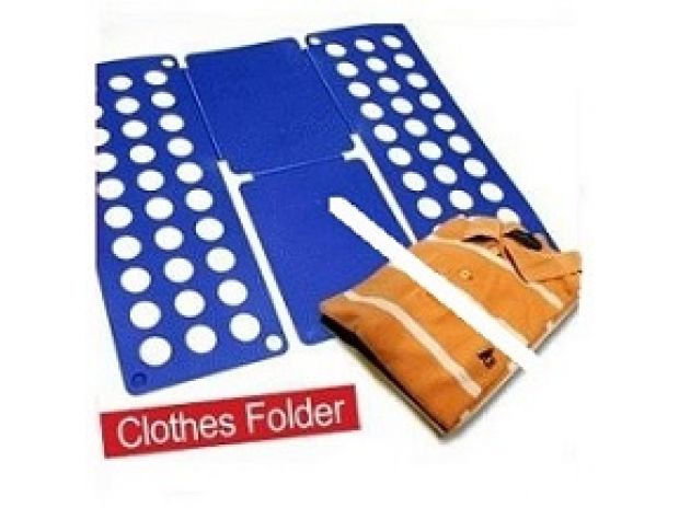 Doblador De Ropa Super Practico Remeras Buzos Clothes Folder