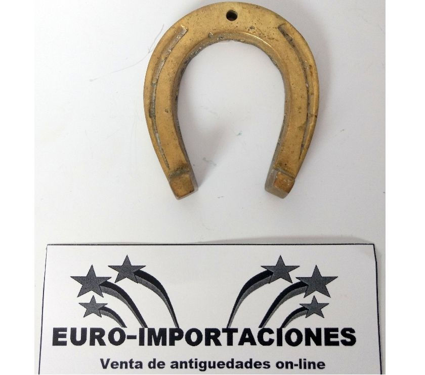 Herradura porta llaves de bronce maciza