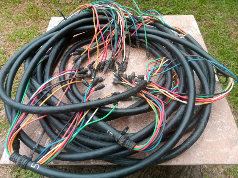 Manguera Cables Rca Teac Tascam Para Consola O Multipista