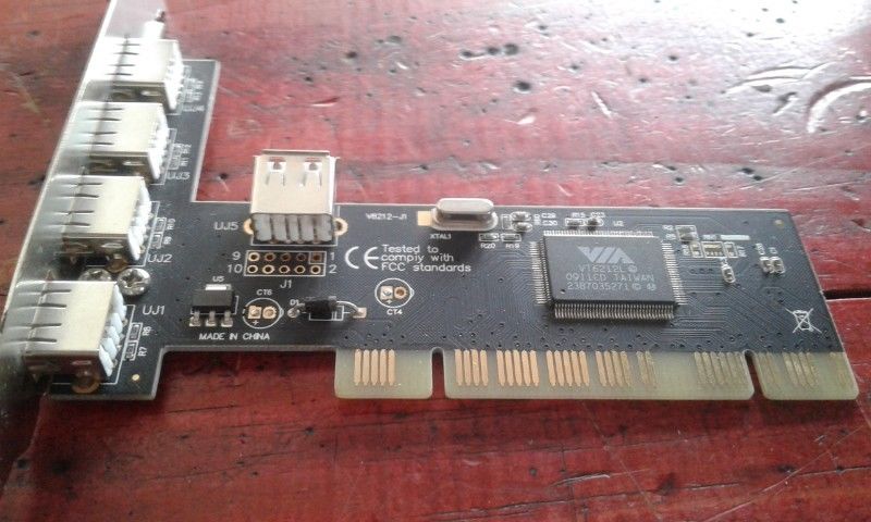 PLACA USB PCI 4 TOMAS