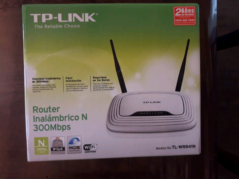 Router Wifi Tp-Link Yo Wr841n 2 Antenas, 5 dni 300 Mbps