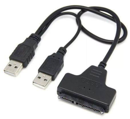 Adaptador Usb A Sata 2.0 Para Discos De Notebook Y Ssd