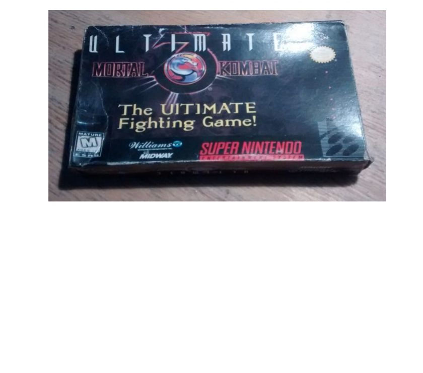 Caja De Cartucho Mortal Kombat Iii Ultimate Super Nintendo