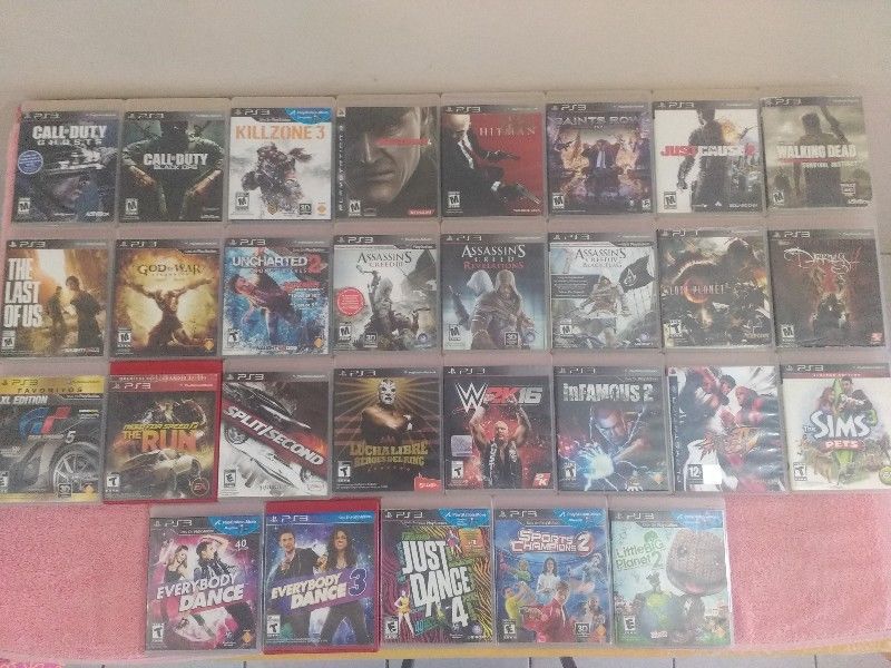 Juegos de Ps3 a $350