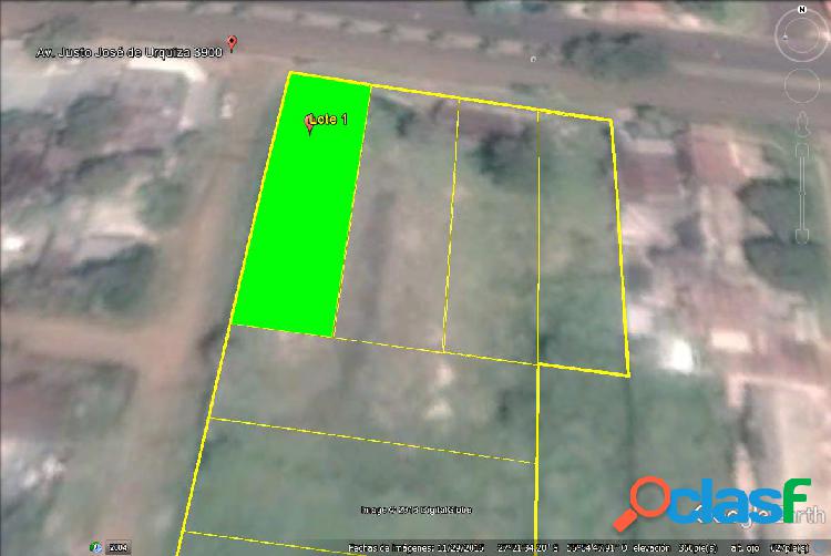 LOTE SOBRE AV. URQUIZA A 250 MTS DE LA COSTANERA (PLAYA EL