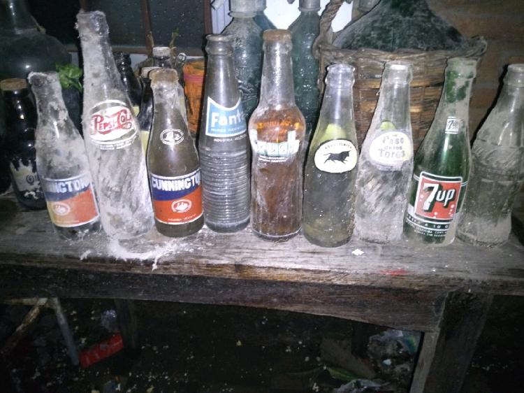 Lote de 10 botellitas antiguas dd gaseosa