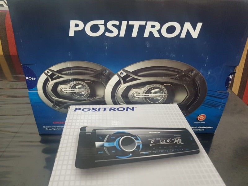 Stereo Positron con Parlantes 6x9, Bluetooth, Cd, Mp3/