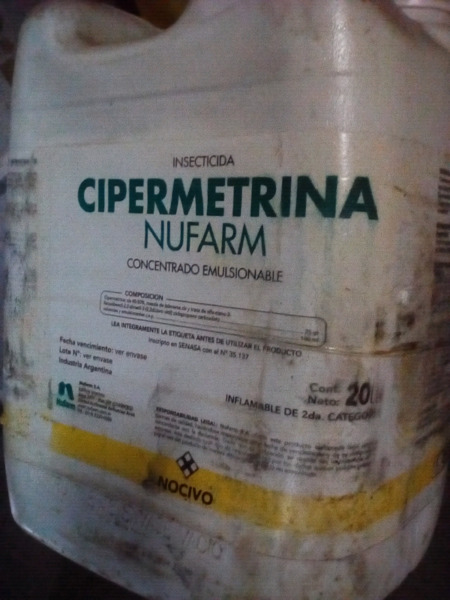 Cipermetrina 25% bidón x 20 litros marca Nufarm