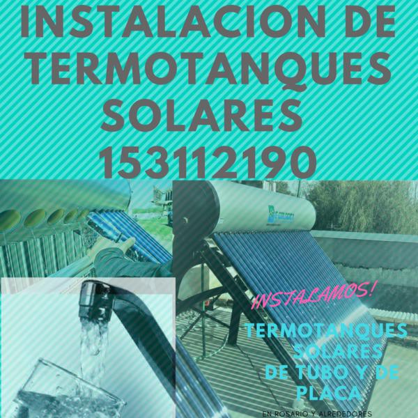 INSTALACION DE TERMOTANQUES SOLARES 153112190
