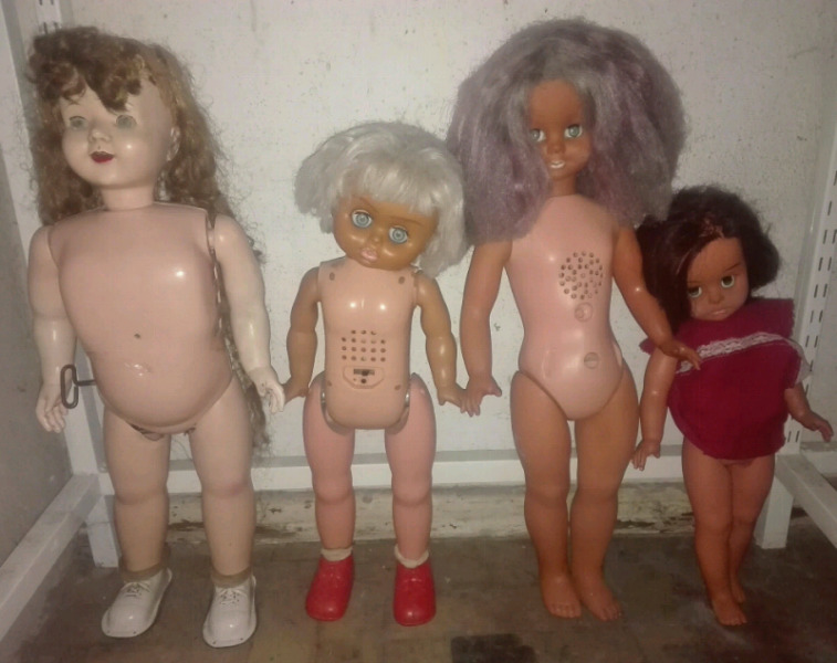 Lote muñecas antiguas