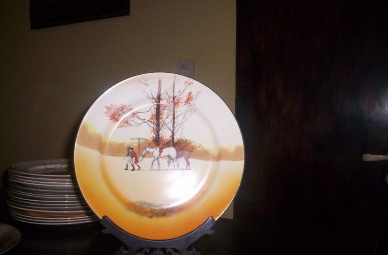 Muy Antiguo Plato De Mesa 4 (26 Cm) Royal Doulton Serie Peel